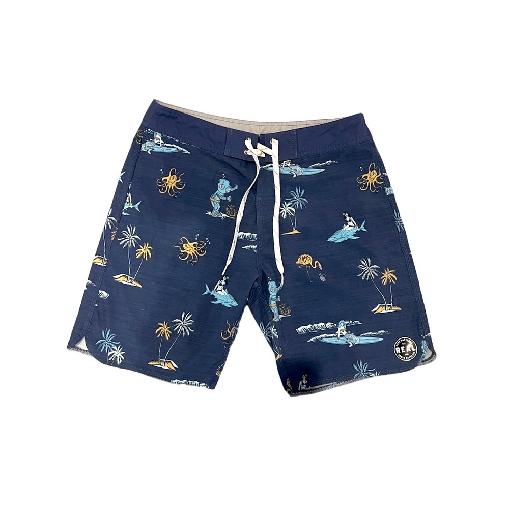 Real Surf Shop Bathing Suit, Size 30, Blue